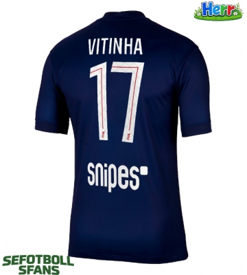 Paris Saint-Germain Vitinha #17 Hemmatröja 2025-26 Kortärmad